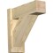 Ekena Millwork Traditional Block Rough Sawn Outlooker, Douglas Fir, 6"W x 16"D x 16"H OUT06X16X16TRA05RDF - alternate 1